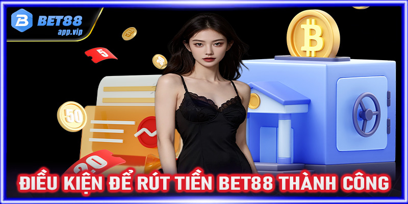 Điều kiện để rút tiền Bet88 thành công cược thủ cần đáp ứng 